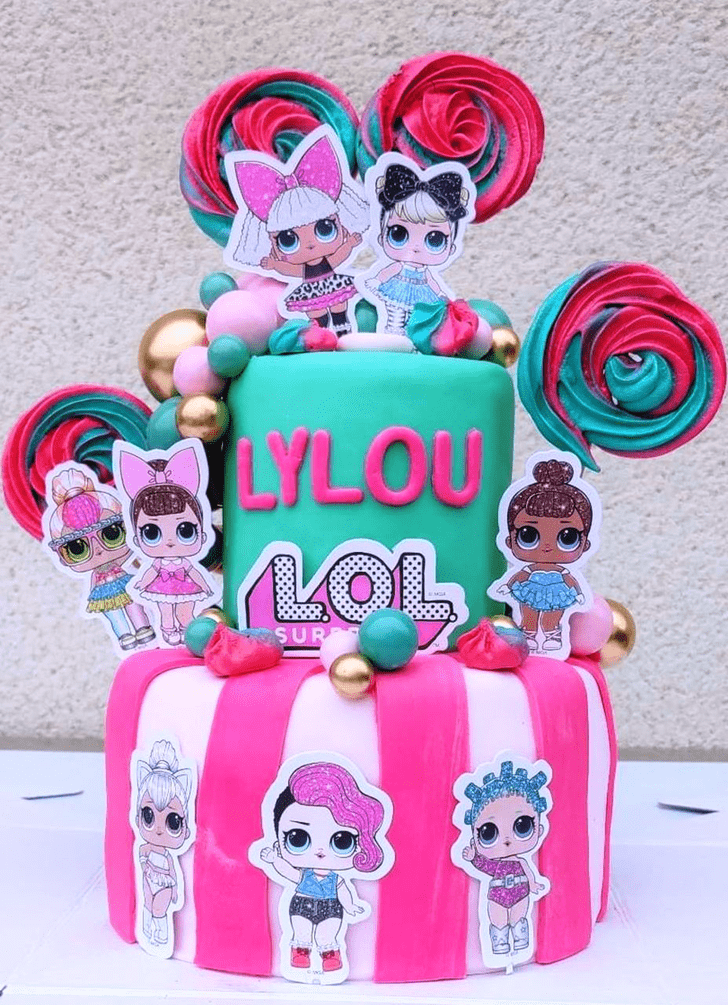 Fascinating Lol Surprise Doll Cake