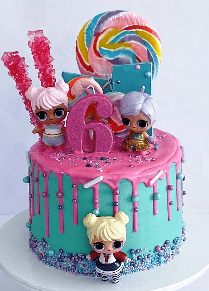 Lovely Lol Surprise Doll Cake Design