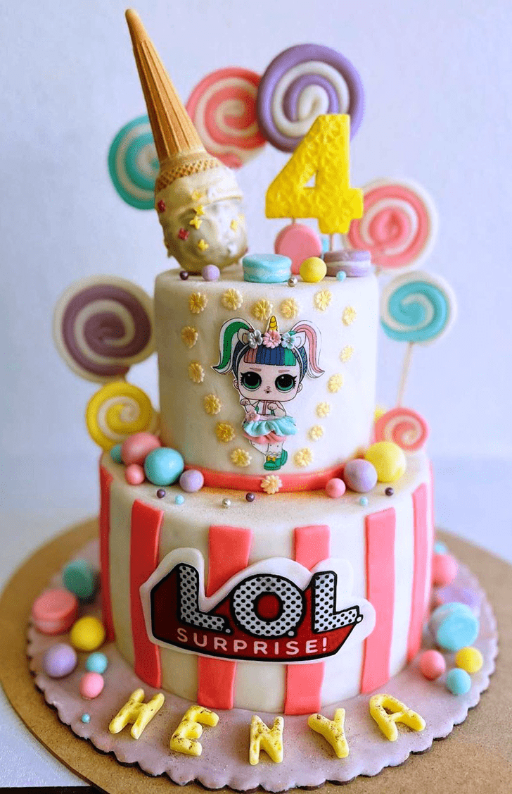 Mesmeric Lol Surprise Doll Cake
