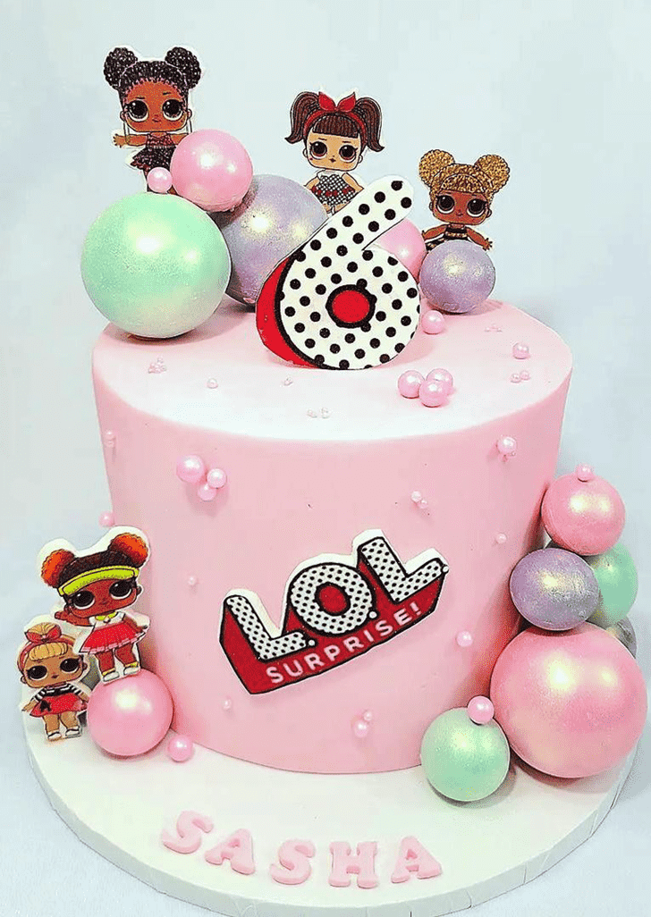 Wonderful Lol Surprise Doll Cake Design