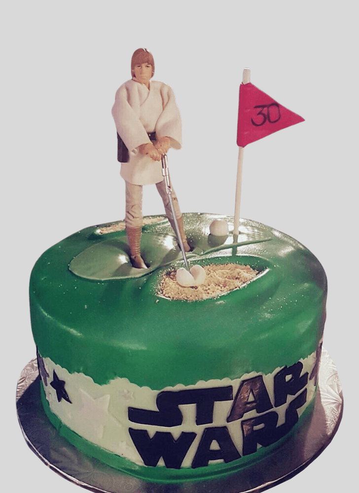 Beauteous Luke Skywalker Cake