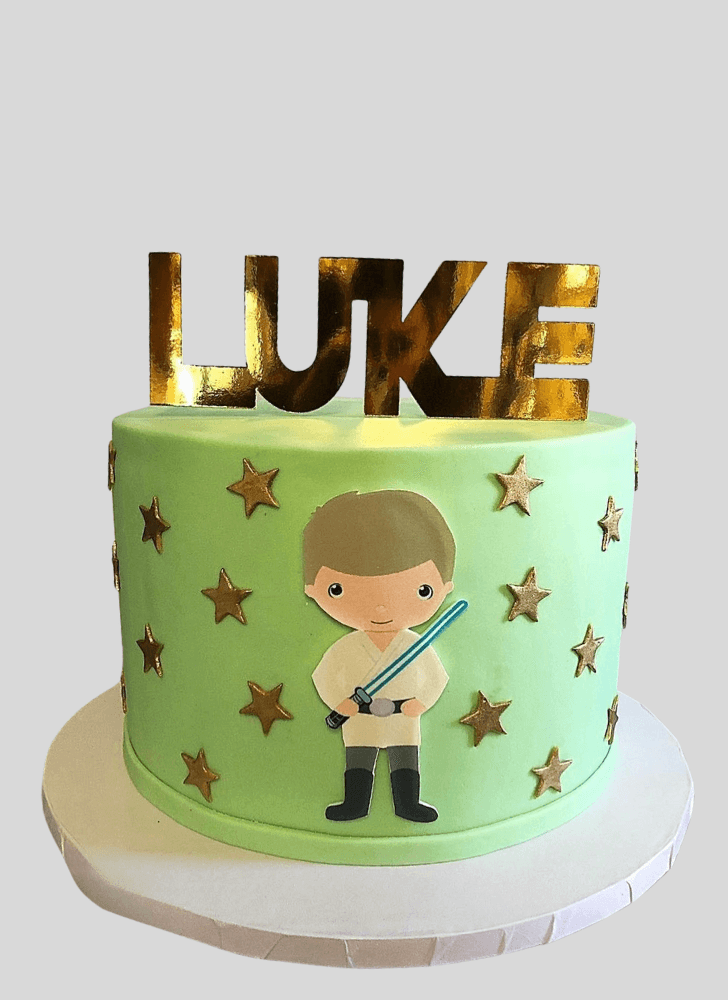 Cute Luke Skywalker Cake