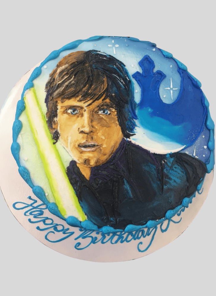 Delightful Luke Skywalker Cake