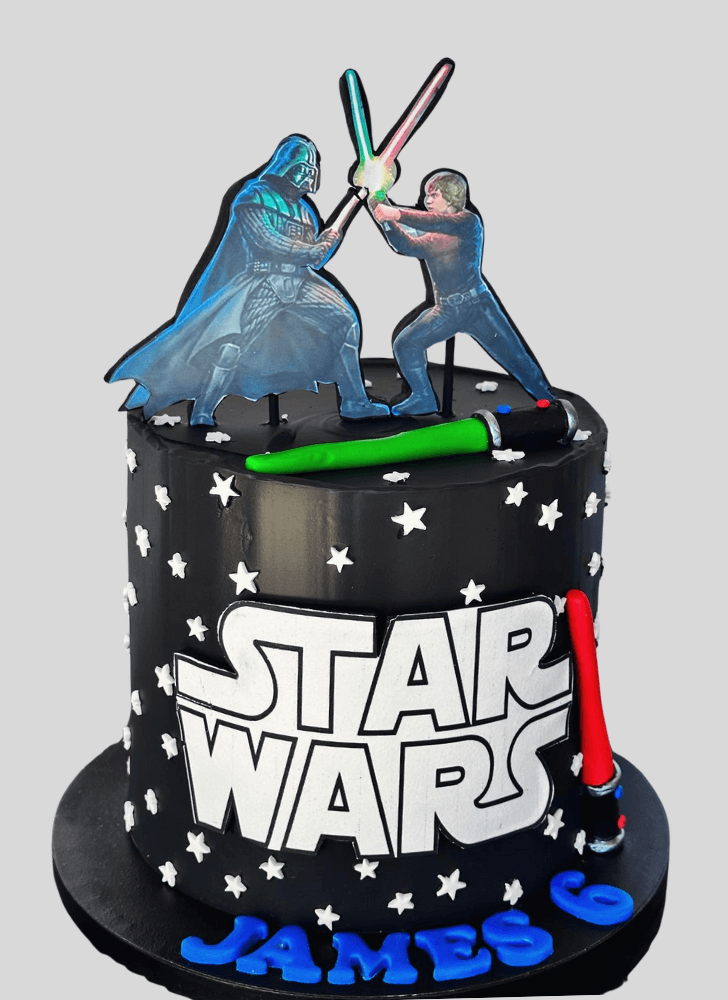 Gorgeous Luke Skywalker Cake