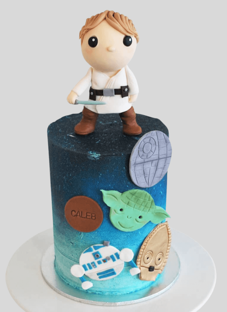 Magnetic Luke Skywalker Cake