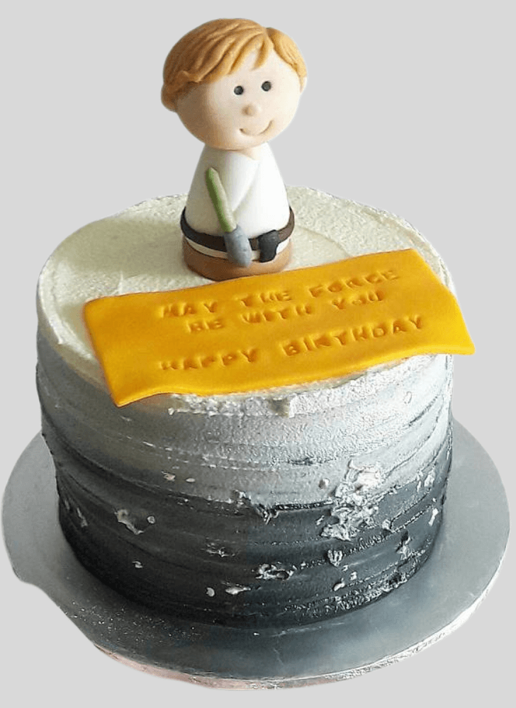 Pretty Luke Skywalker Cake