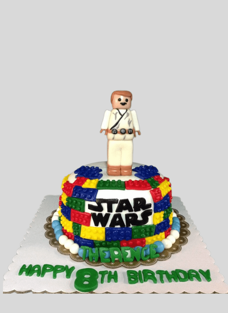 Shapely Luke Skywalker Cake