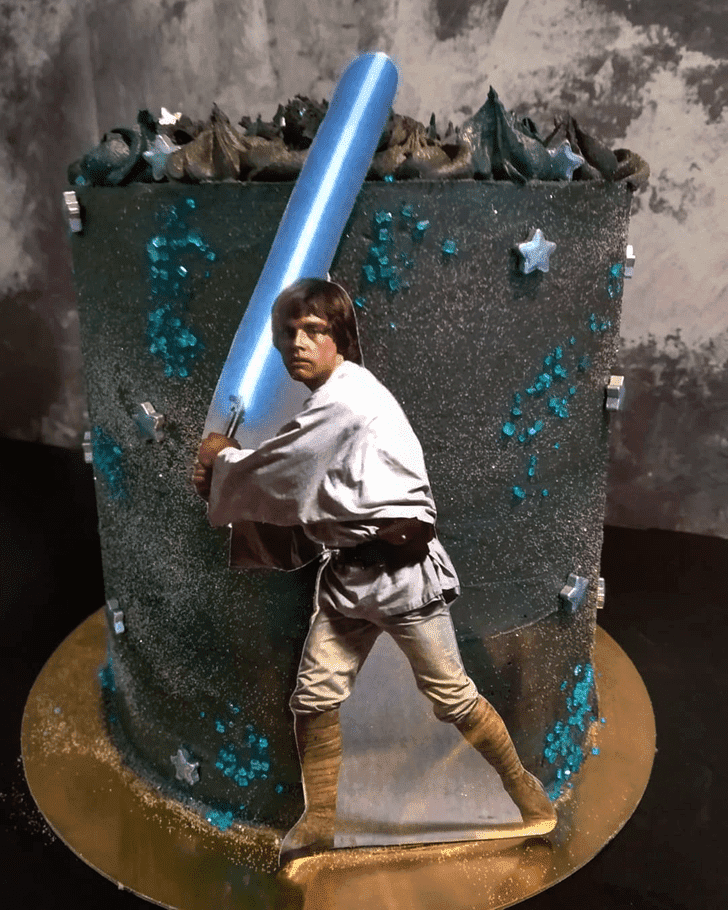 Angelic Luke Skywalker Cake