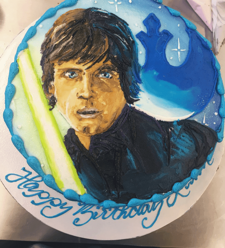 Enticing Luke Skywalker Cake