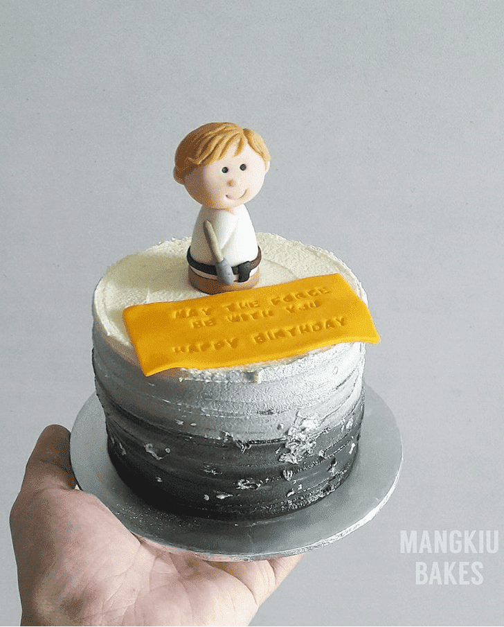 Exquisite Luke Skywalker Cake