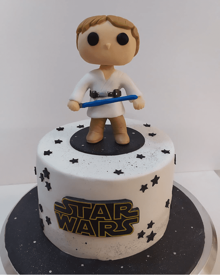 Inviting Luke Skywalker Cake