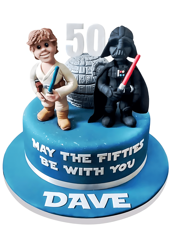 Pretty Luke Skywalker Cake