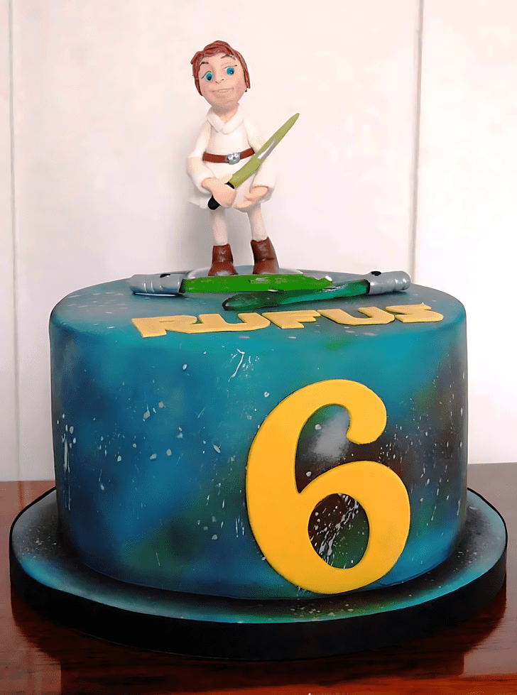 Radiant Luke Skywalker Cake