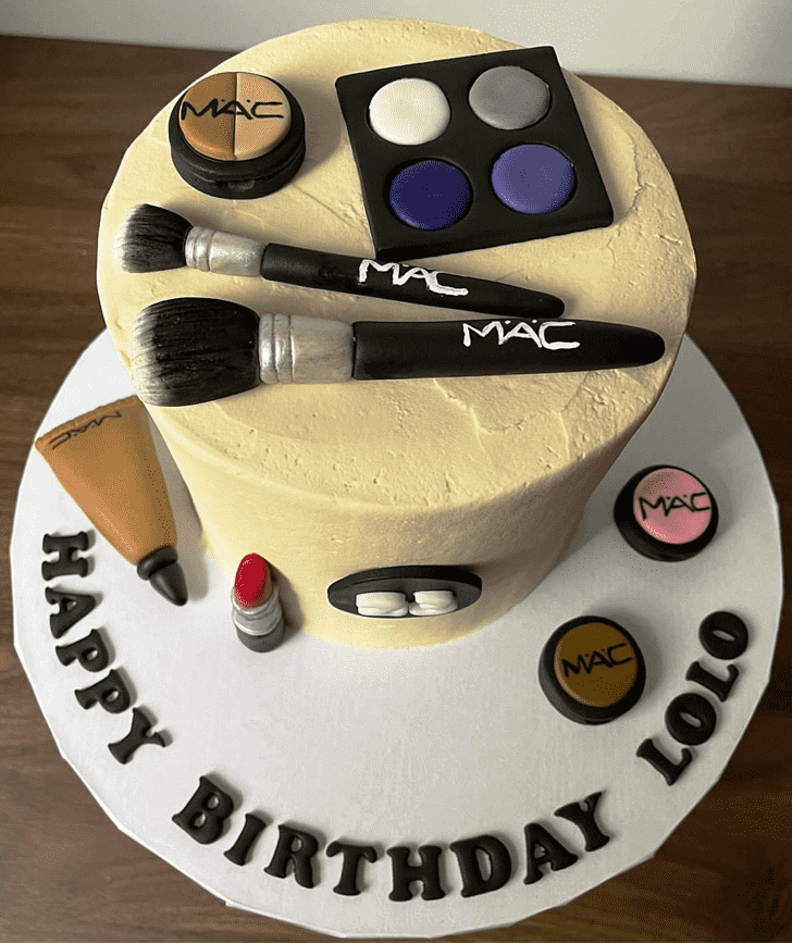 Angelic MAC Makeup Cake