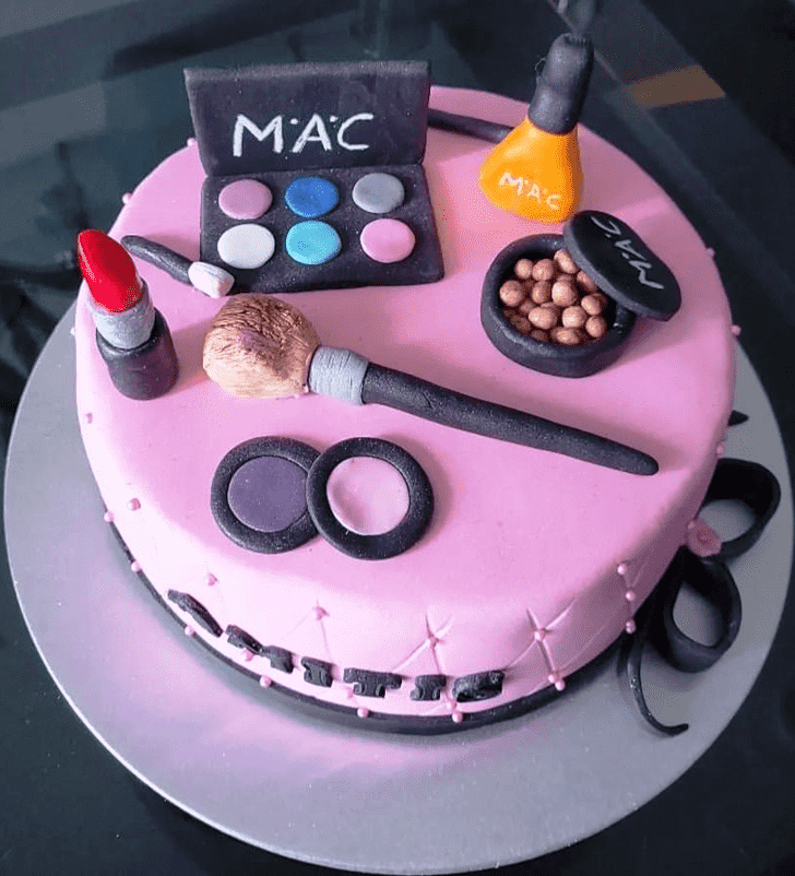 Dazzling MAC Makeup Cake