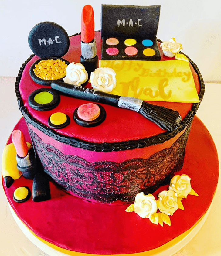 Divine MAC Makeup Cake
