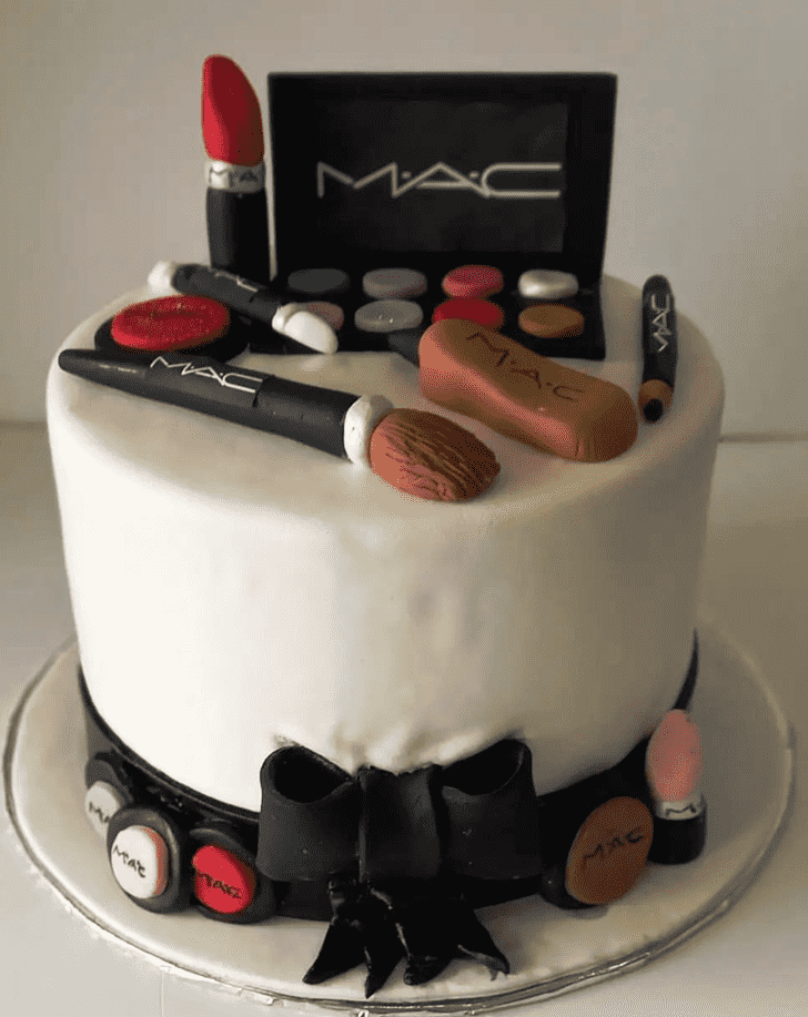 Handsome MAC Makeup Cake