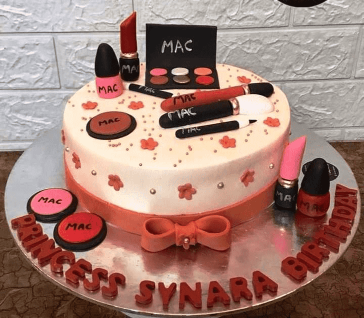 Pleasing MAC Makeup Cake