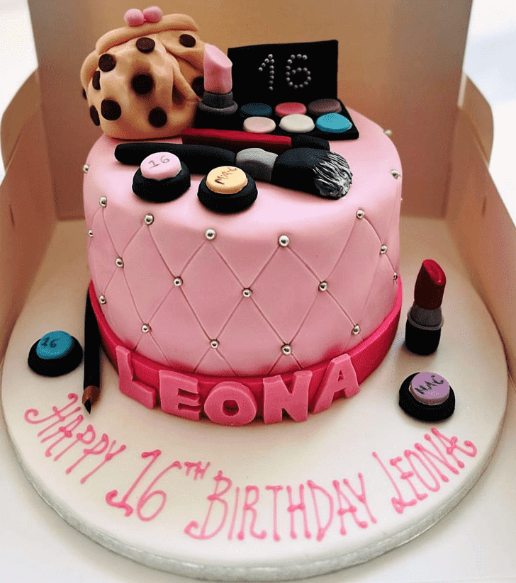 Shapely MAC Makeup Cake