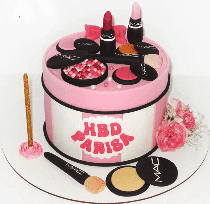 Stunning MAC Makeup Cake