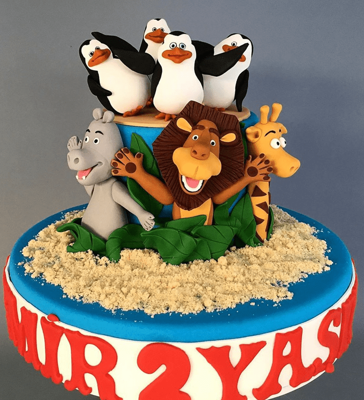 Adorable Madagascar Cake