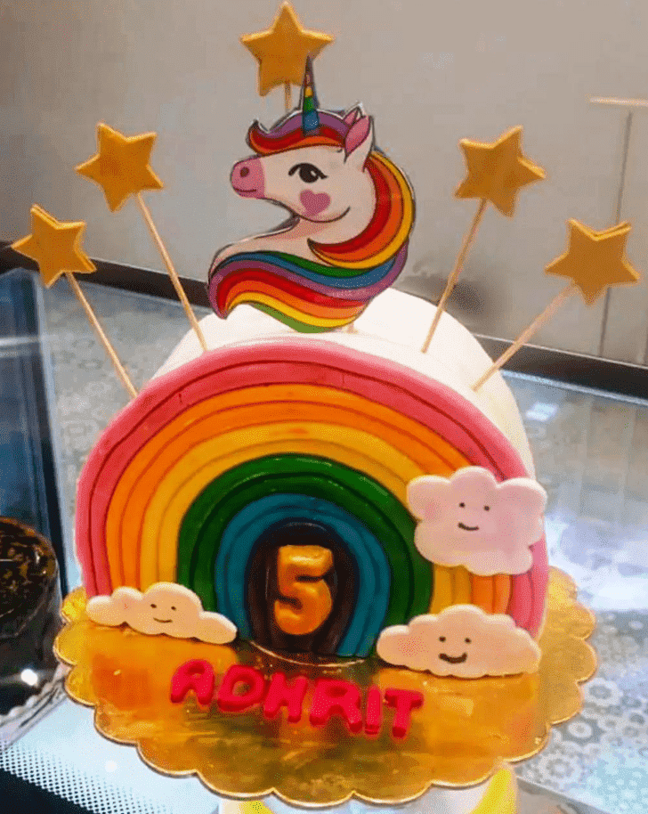 Adorable Magical Unicorn Cake