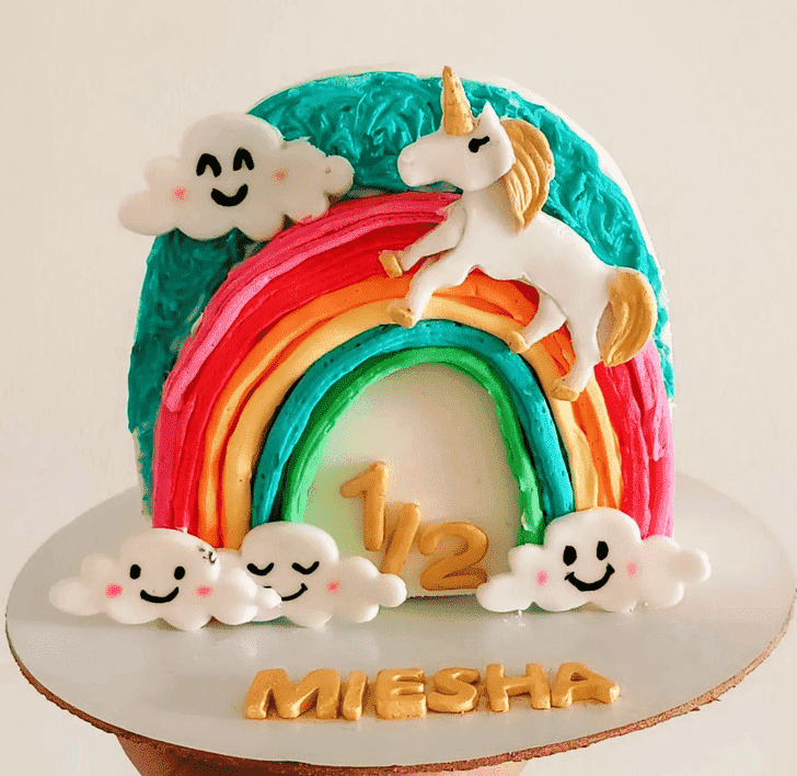 Appealing Magical Unicorn Cake