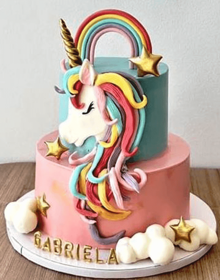 Dazzling Magical Unicorn Cake