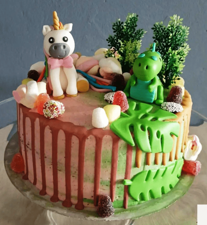 Elegant Magical Unicorn Cake