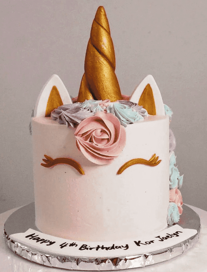 Graceful Magical Unicorn Cake