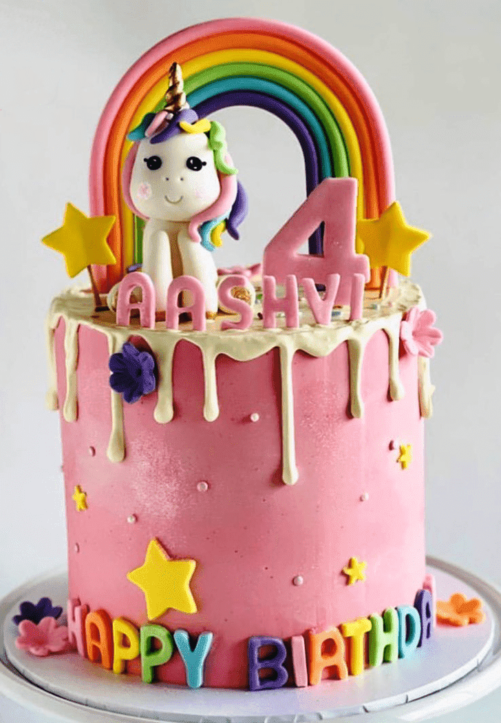 Inviting Magical Unicorn Cake