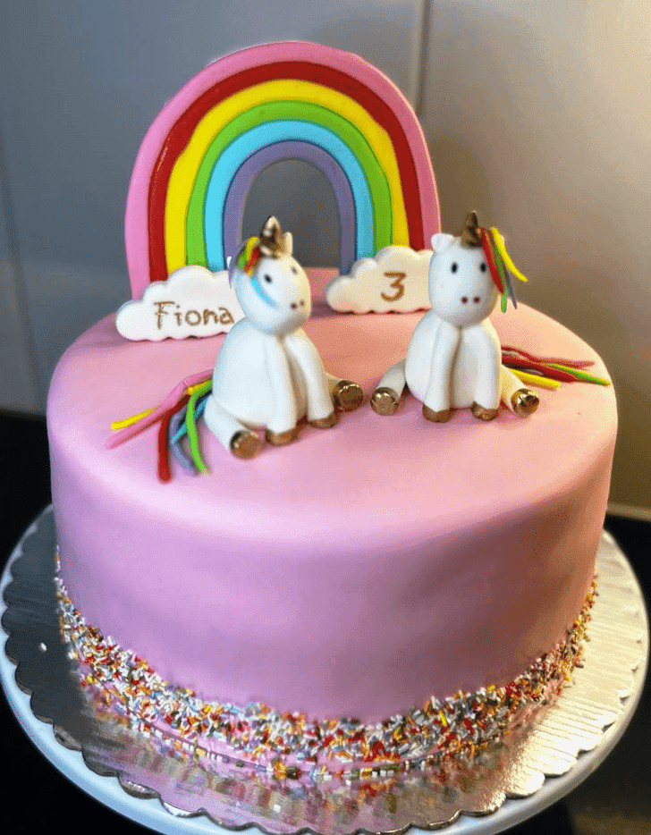 Lovely Magical Unicorn Cake Design