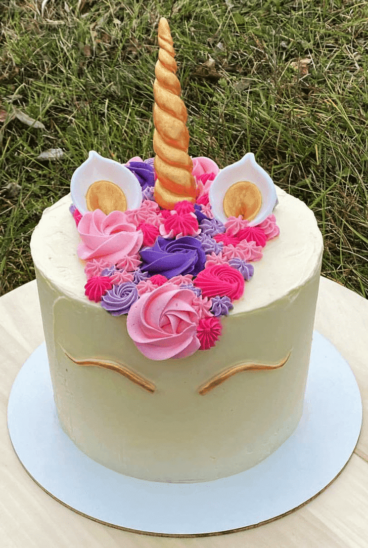 Radiant Magical Unicorn Cake