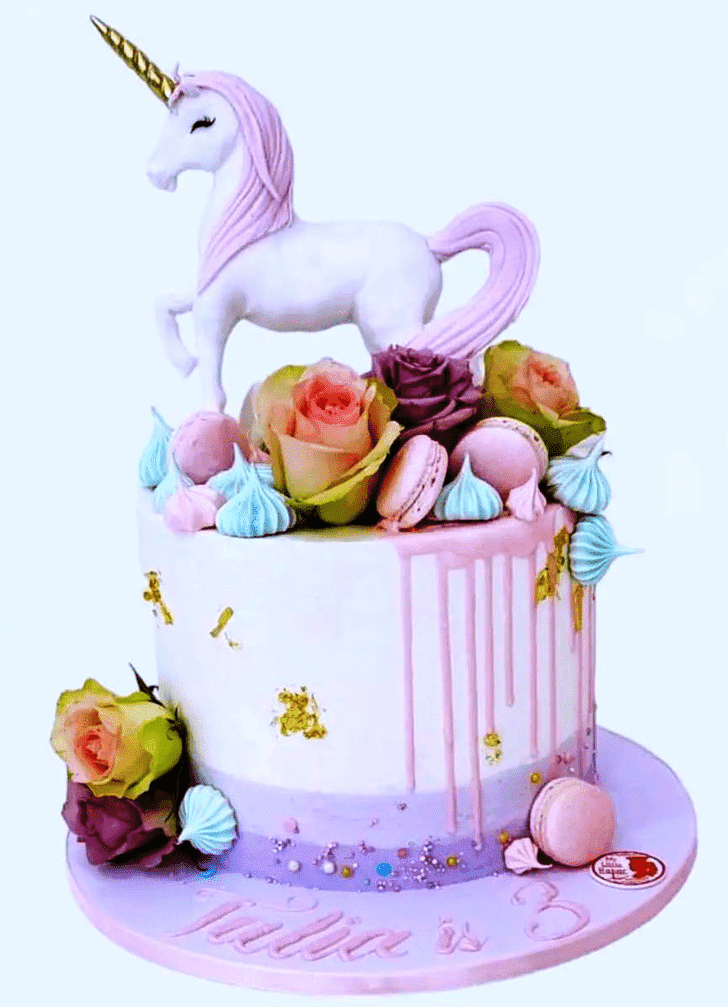 Slightly Magical Unicorn Cake