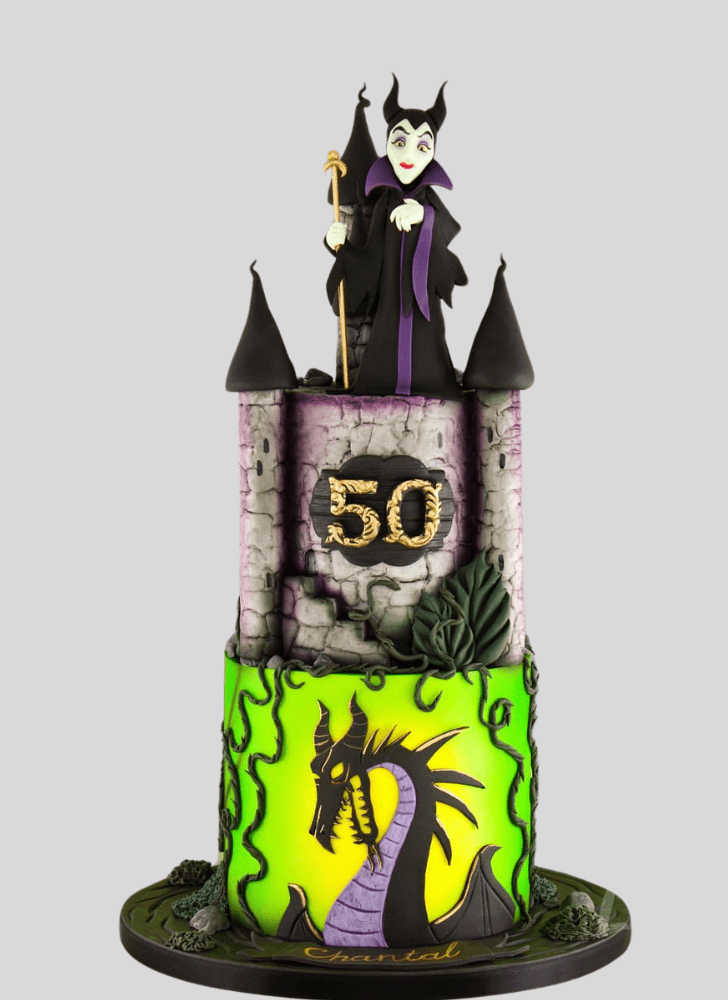 Angelic Maleficent Cake