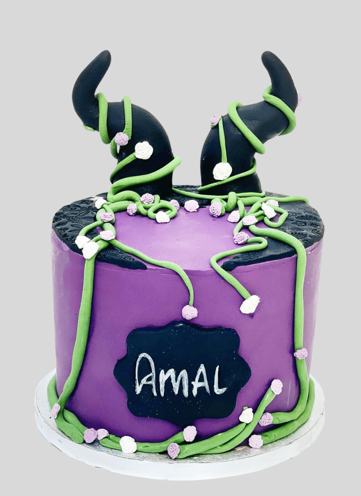 Charming Maleficent Cake