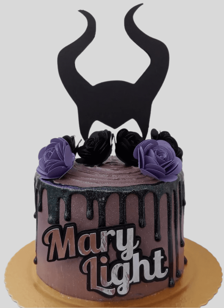 Classy Maleficent Cake