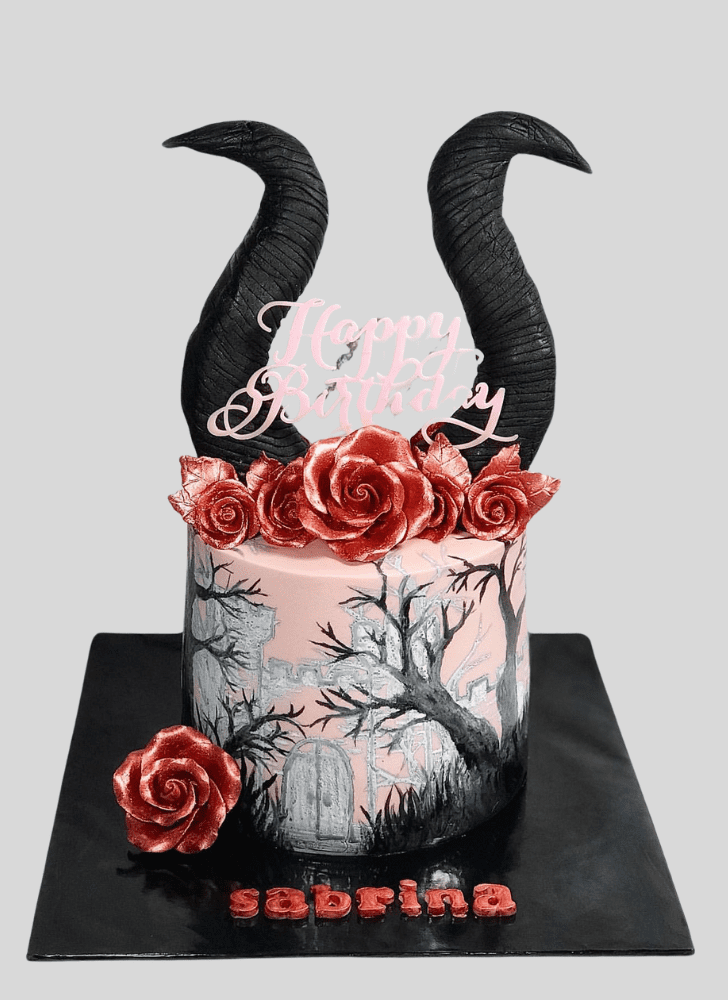 Dazzling Maleficent Cake