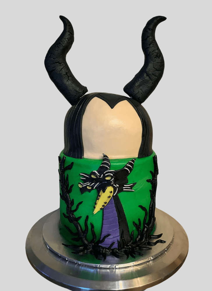 Delicate Maleficent Cake