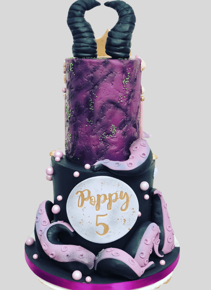 Ideal Maleficent Cake