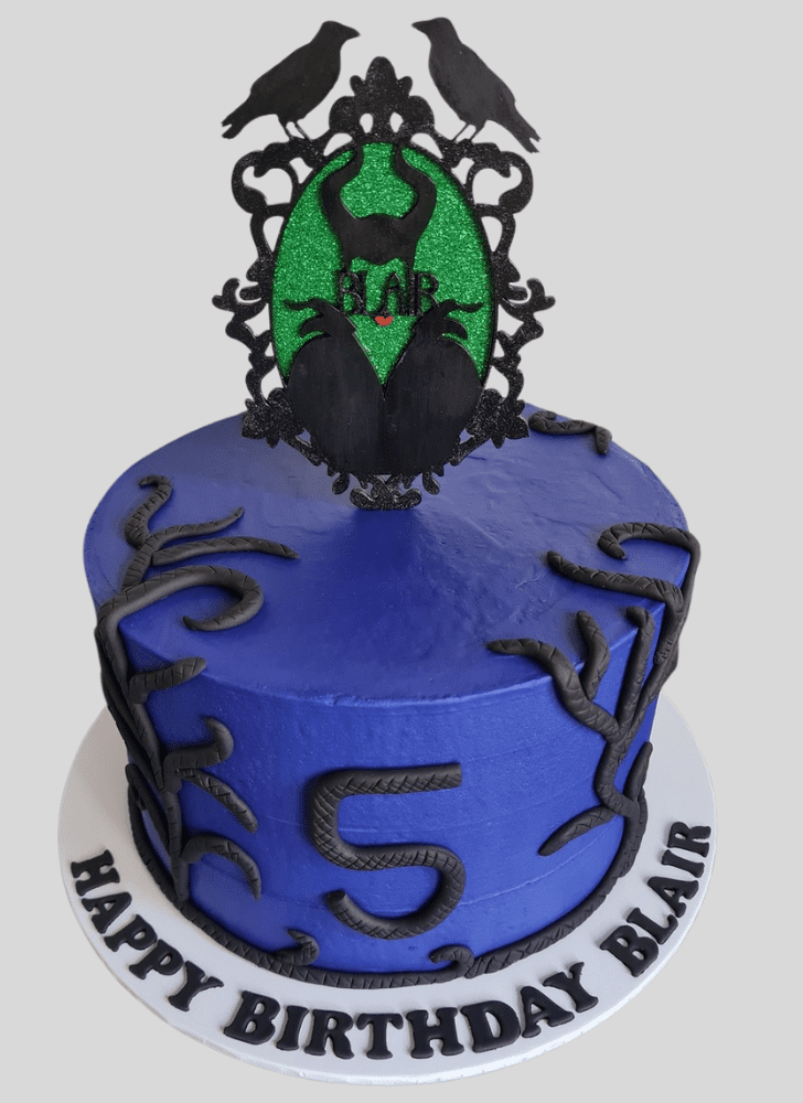 Lovely Maleficent Cake Design