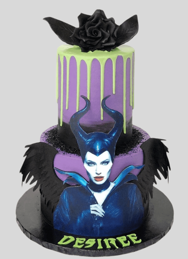 Nice Maleficent Cake