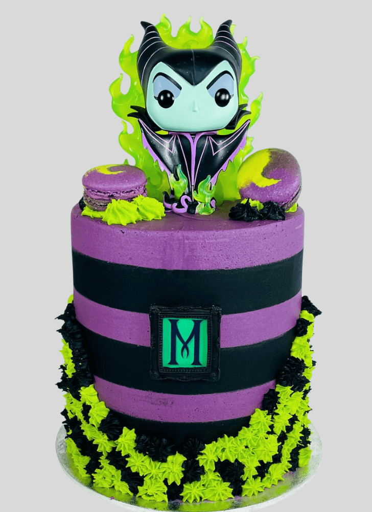 Resplendent Maleficent Cake