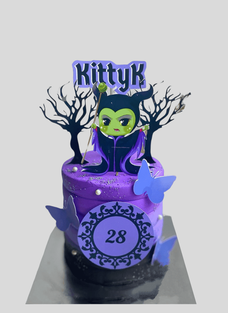 Shapely Maleficent Cake