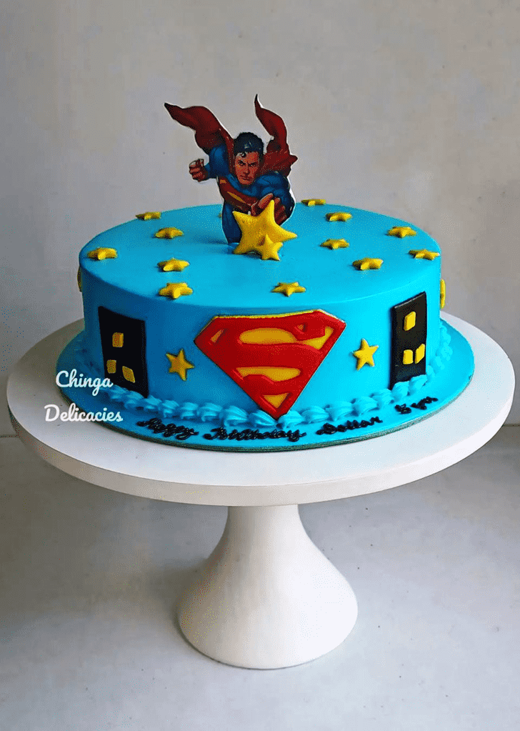 Enticing Man of Steel Cake