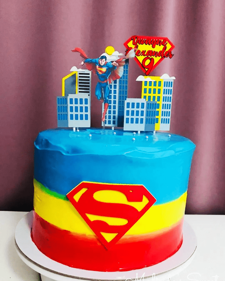 Magnificent Man of Steel Cake