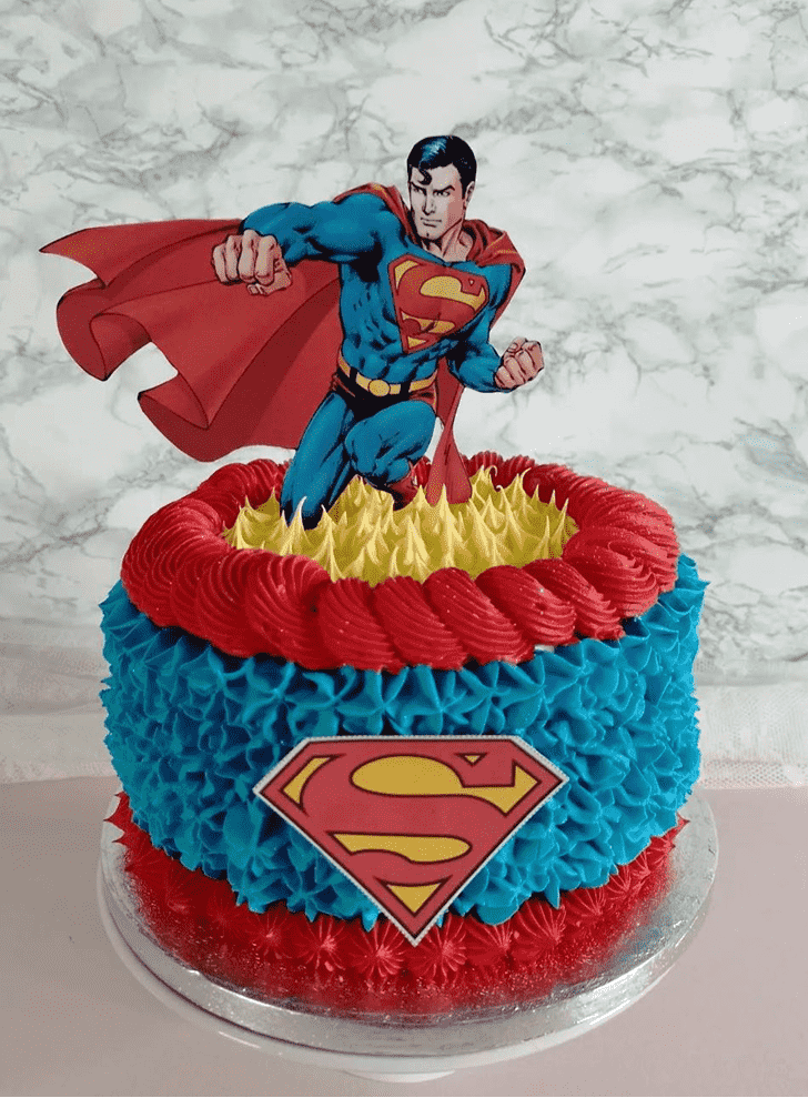 Marvelous Man of Steel Cake