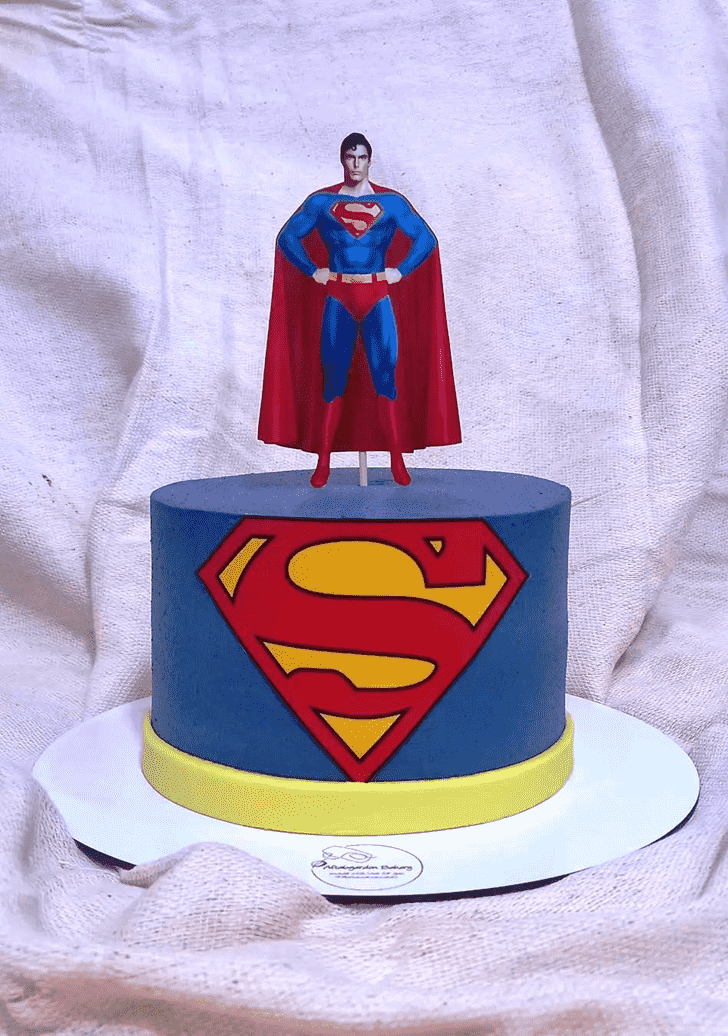 Superb Man of Steel Cake