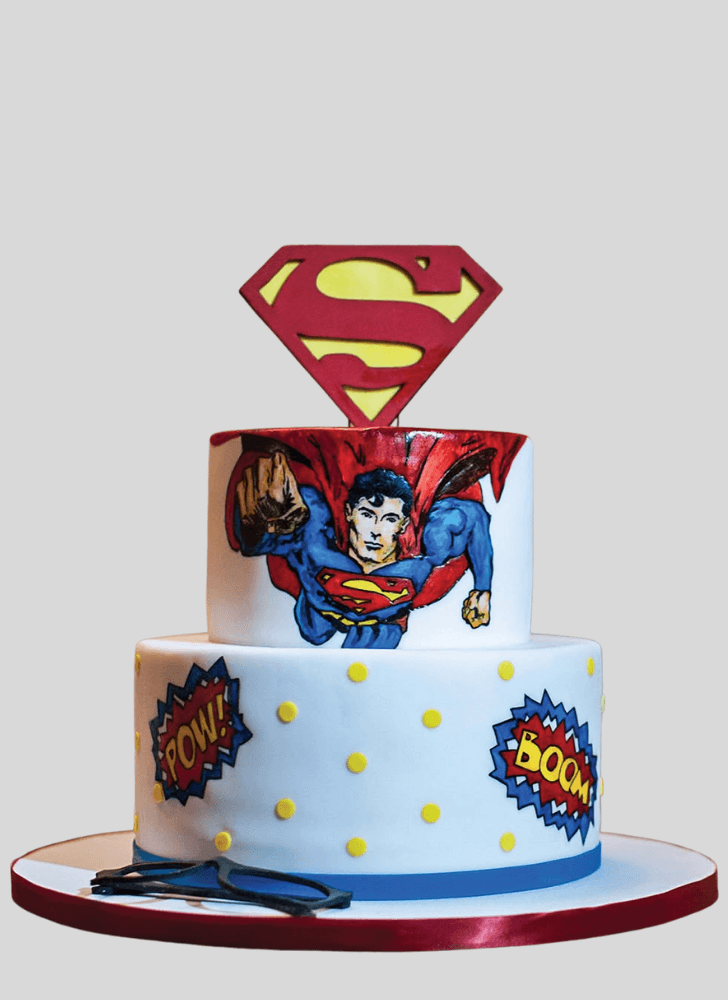 Bewitching Man of Steel Cake