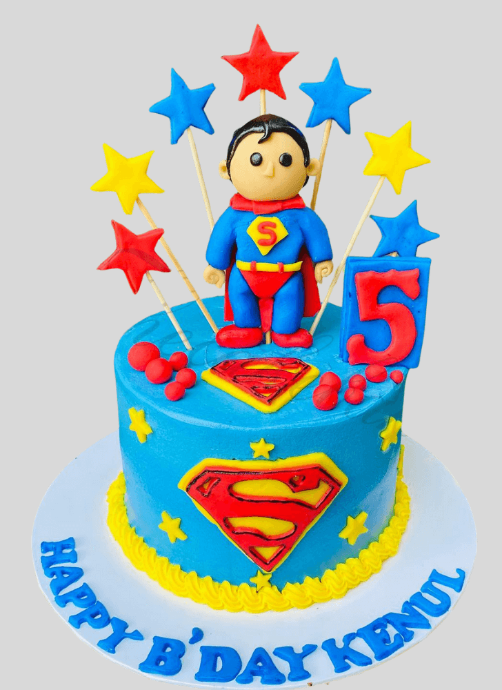 Ideal Man of Steel Cake